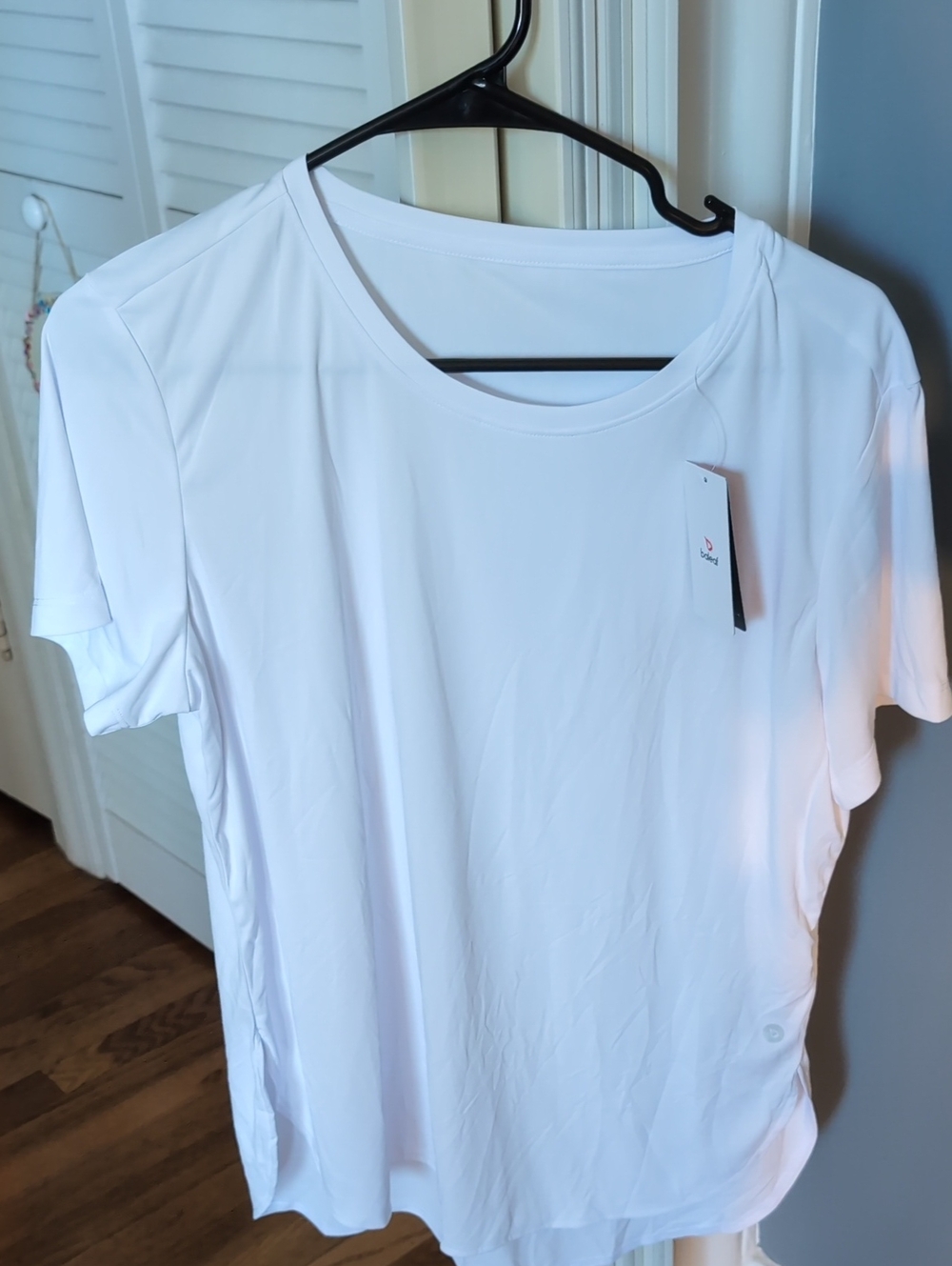 Baleaf White Short-Sleeve Performance Tee